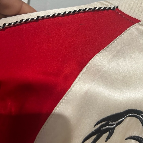 Opening Ceremony Reversible Silk Yokai Jacket 
Size S
Authentic w/ scuffs + wear - Picture 11 of 13